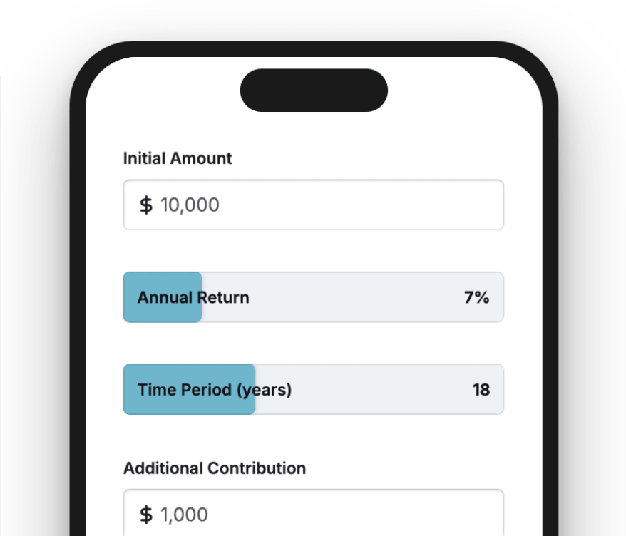 Investment Calculator app screenshot